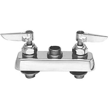 T&S Brass Faucet, Deck Mount - 4" Center -1110-LN